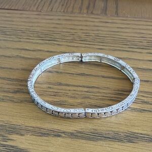 Brighton Silver Patterned Bracelet